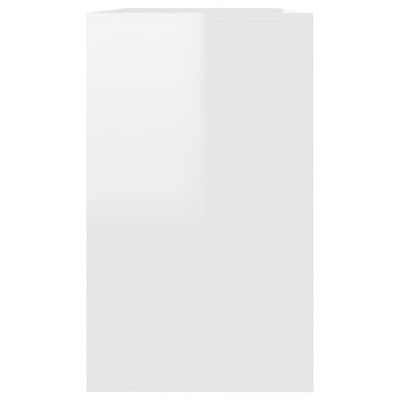 vidaXL magasfényű fehér forgácslap tálalószekrény 120 x 41 x 75 cm