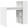vidaXL Asztal Feh&eacute;r Szerelt Fa 108 x 55 x 103.5 cm