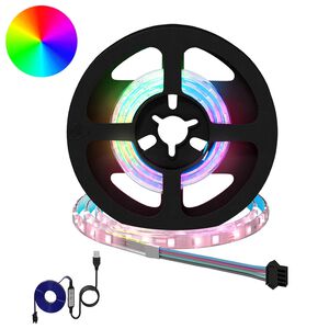 vidaXL LED szalag 4 pcs Fekete &eacute;s &Aacute;tl&aacute;tsz&oacute; 40 x 0,8 x 0,3 cm