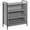 vidaXL Sz&eacute;f Sz&uuml;rke Sonoma 97 x 33 x 81 cm Szerelt Fa