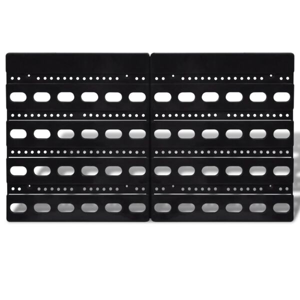 Garázs műanyag tároló készlet 30 db kék és piros