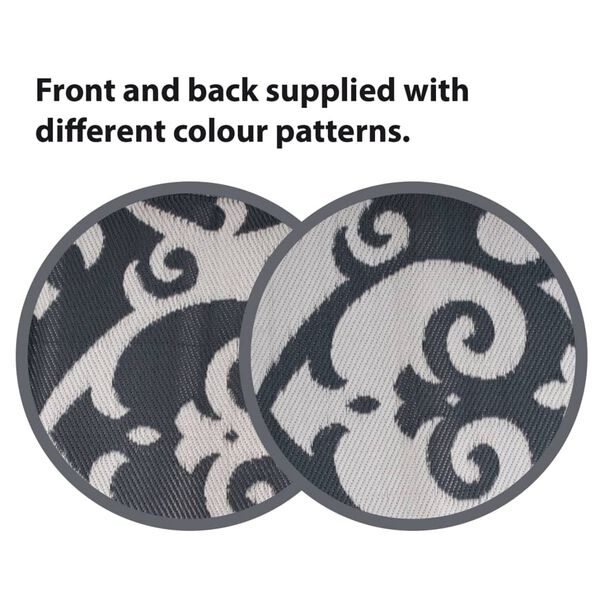 Bo-Camp Chill mat Oriental XL-es pezsgősz&iacute;nű k&uuml;lt&eacute;ri szőnyeg 2,7x3,5 m