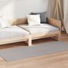 vidaXL Ter&uuml;letszőnyegek LUGO Kr&eacute;m &eacute;s Taupe 200 x 80 cm Poli&eacute;szter