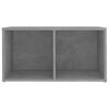 vidaXL 2 db betonsz&uuml;rke szerelt fa TV-szekr&eacute;ny 72 x 35 x 36,5 cm