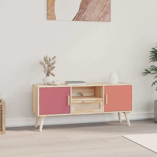 vidaXL szerelt fa TV-szekrény ajtókkal 105 x 30 x 45 cm