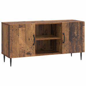 vidaXL TV szekr&eacute;ny Antik Fa 102 x 34,5 x 50 cm Szerelt Fa
