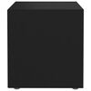 vidaXL 4 db fekete szerelt fa TV-szekr&eacute;ny 37 x 35 x 37 cm