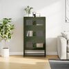vidaXL Highboard ol&iacute;vaz&ouml;ld 68x39x123 cm Ac&eacute;l