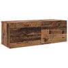 vidaXL Fali szekr&eacute;ny 100 x 36,5 x 35 cm Szerelt Fa &Ouml;reg fa
