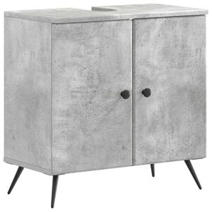 vidaXL F&uuml;rdőszobai mosd&oacute;szekr&eacute;ny BREDA Betonsz&uuml;rke 59,5 x 31,5 x 59 cm