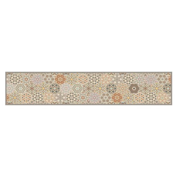 vidaXL moshat&oacute; hatsz&ouml;gletű pasztell b&aacute;rsony konyhaszőnyeg 60x300 cm