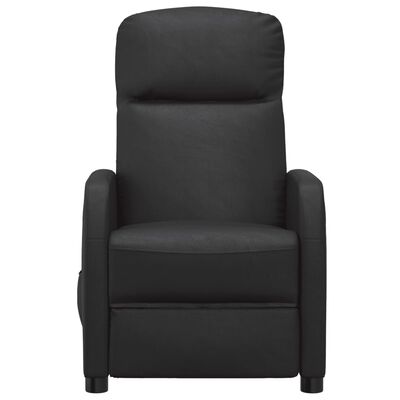 vidaXL fekete műbőr dönthető elektromos fotel