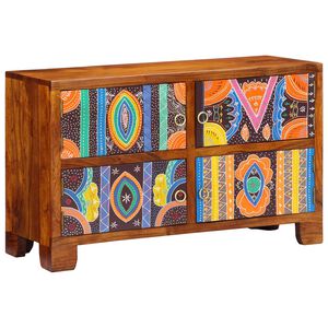 vidaXL Cipőszekr&eacute;ny t&aacute;rol&oacute;val Barna 90 x 35 x 55 cm T&ouml;m&ouml;r Ak&aacute;cfa