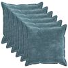 vidaXL P&aacute;rna huzat 6 db HOUTEN K&eacute;k 70 x 70 cm Chenille Sz&ouml;vet