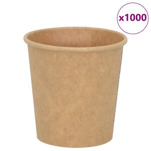 vidaXL 1000 db barna pap&iacute;r k&aacute;v&eacute;scs&eacute;sz&eacute;k 4oz 100ml