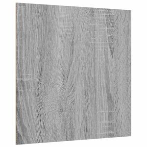 vidaXL Dekor Panelek 12 db Sz&uuml;rke Sonoma 30 x 30 x 0.27 cm Szerelt Fa