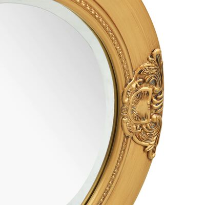 vidaXL aranyszínű barokk stílusú fali tükör 50 cm
