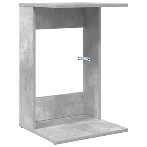 vidaXL Oldal asztal Beton Sz&uuml;rke 40 x 38 x 62,5 cm Szerelt Fa