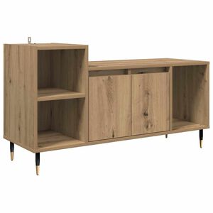 vidaXL TV szekr&eacute;ny 100 x 35 x 55 cm Artisan t&ouml;lgy Szerelt Fa
