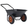 vidaXL fekete &eacute;s narancss&aacute;rga talicska 78 L 100 kg