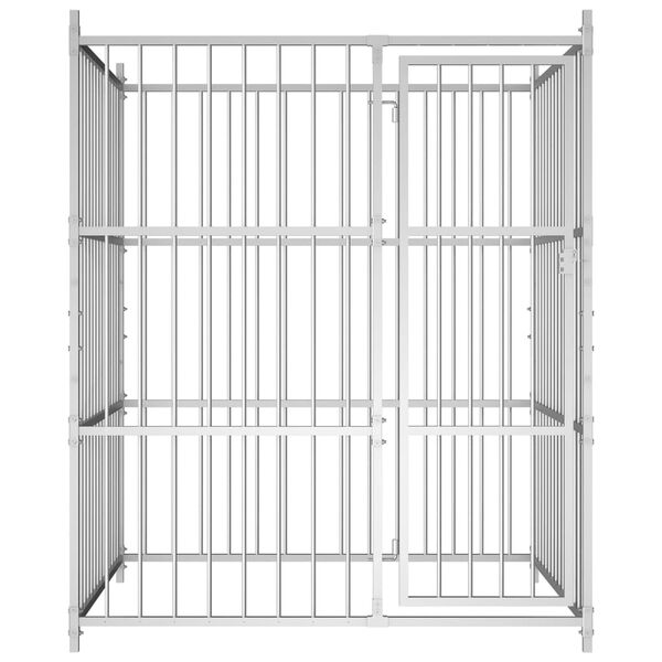 vidaXL k&uuml;lt&eacute;ri kutyakennel 150 x 150 x 185 cm