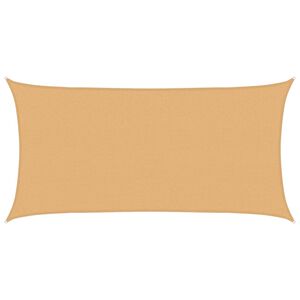 vidaXL Napernyő V&aacute;szon Homoksz&iacute;n 2 x 6 m HDPE