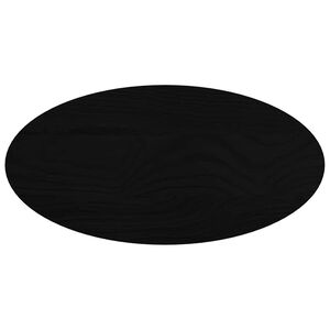 vidaXL s&ouml;t&eacute;tbarna t&ouml;m&ouml;r ak&aacute;cfa ov&aacute;lis alak&uacute; asztallap 80 x 40 x 2 cm
