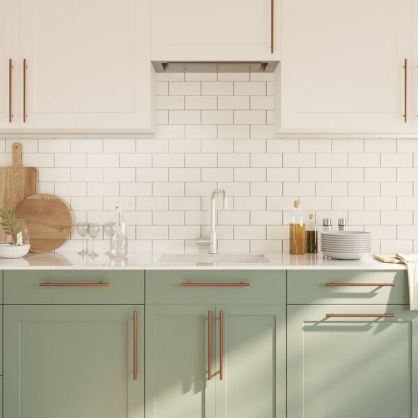 vidaXL 10 db fekete rozsdamentes ac&eacute;l szekr&eacute;nyfoganty&uacute; 224 mm