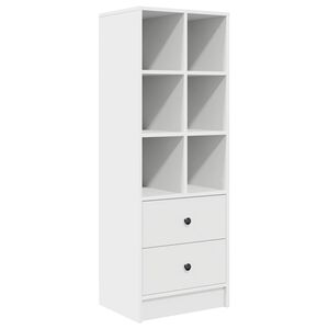 vidaXL Magasfi&uacute; fi&oacute;kkal Feh&eacute;r 45,5 x 34 x 127 cm