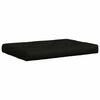 vidaXL Pallet &uuml;lőp&aacute;rna VIANEN 100% poli&eacute;szter Fekete 120 x 60 x 12 cm