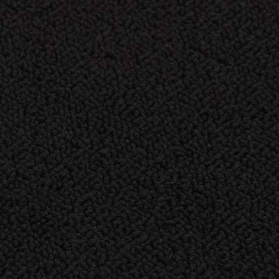 vidaXL 15 db fekete négyszögű csúszásmentes lépcsőszőnyeg 60 x 25 cm