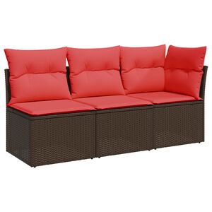 vidaXL | Kerti kanap&eacute; | p&aacute;rn&aacute;val Barna 172 x 62 x 69 cm Poli rattan