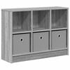 vidaXL Sz&eacute;f fi&oacute;kkal Sz&uuml;rke Sonoma 73,5 x 22,5 x 53,5 cm