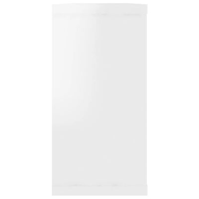 vidaXL 4 db magasfényű fehér forgácslap fali polc 100 x 15 x 30 cm