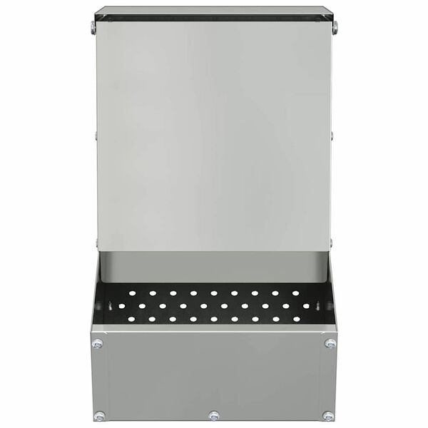 vidaXL Ny&uacute;l Etető Ez&uuml;st 17,5 x 26 x 28,5 cm Horganyzott ac&eacute;l