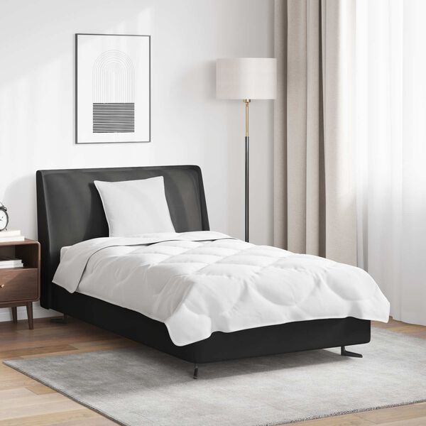 vidaXL Takar&oacute; szett p&aacute;rn&aacute;val 2 pcs Feh&eacute;r Mikrosz&aacute;las