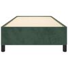 vidaXL sötétzöld bársony ágykeret matrac nélkül 90x200 cm