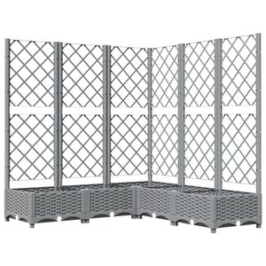 vidaXL vil&aacute;gossz&uuml;rke PP r&aacute;csos kerti &uuml;ltetől&aacute;da 120 x 120 x 121,5 cm