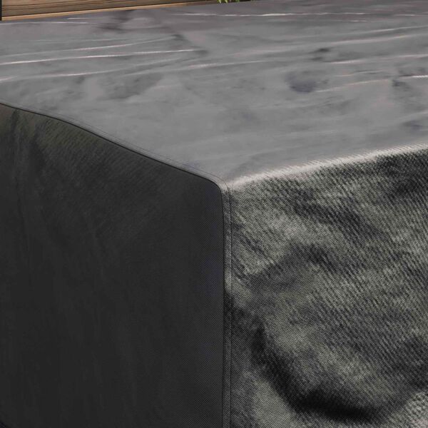 vidaXL B&uacute;tor takar&oacute; Egysz&iacute;nű Fekete 210 x 200 x 70 cm 600D