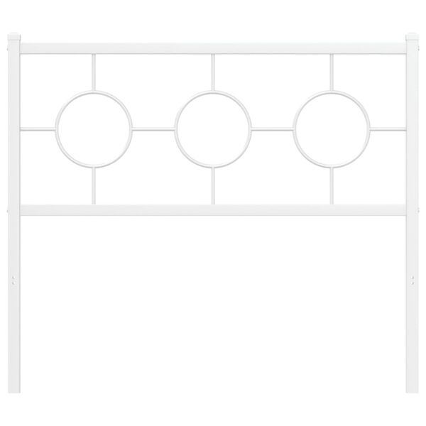 vidaXL fehér fém fejtámla 100 cm