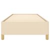 vidaXL ágykeret matrac nélkül krém 90x190 cm szövet