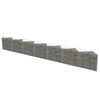 vidaXL horganyzott ac&eacute;l gabion fal 450 x 30 x 50 cm