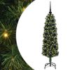 vidaXL Mű kar&aacute;csonyfa Z&ouml;ld 120 cm PVC, ac&eacute;l &eacute;s műanyag