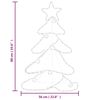 vidaXL kar&aacute;csonyfa-figura 114 LED-del 88 x 56 cm