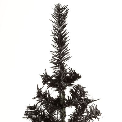 vidaXL fekete vékony karácsonyfa 150 cm