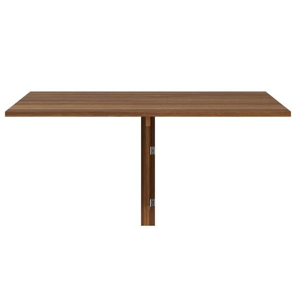 vidaXL barna tölgy szerelt fa összecsukható fali asztal 100x60x56 cm