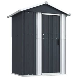 vidaXL antracitsz&uuml;rke horganyzott ac&eacute;l kerti f&eacute;szer 126x97,5x177 cm