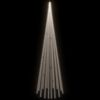 vidaXL karácsonyfa zászlórúdon 1134 hideg fehér LED-del 800 cm