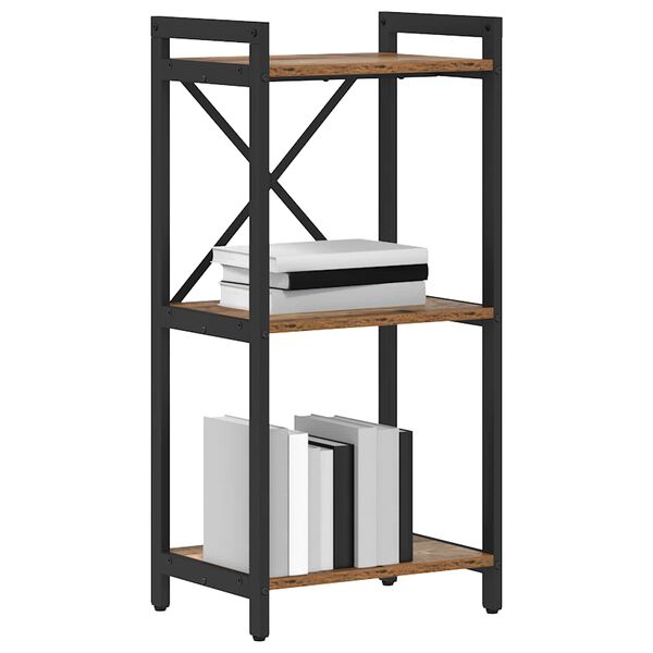 vidaXL K&ouml;nyvespolc R&eacute;gi fa 40 x 30 x 85 cm Faanyag