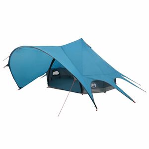vidaXL Teepee S&aacute;tor 3 Szem&eacute;lyes 3 szem&eacute;lyes K&eacute;k &eacute;s Sz&uuml;rke